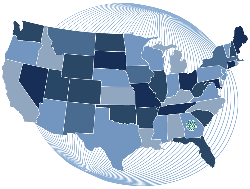 US Map Graphic